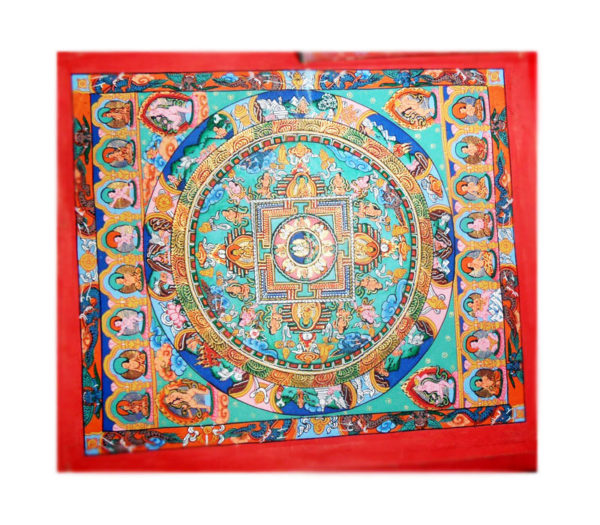 Red Mandal Thangka